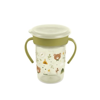  Kubek z silikonowym ustnikiem 270ml  - Niedźwiadki 1