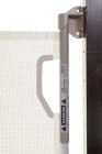 Bramka zabezpieczająca Roll Up (W: 140cm x H: 81,5cm) - biała