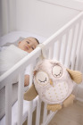 Szumiąca sowa z czujnikiem dźwięku i pozytywką - Cloud b® Nighty Night Owl Smart Sensor™