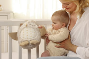 Szumiąca sowa z czujnikiem dźwięku i pozytywką - Cloud b® Nighty Night Owl Smart Sensor™