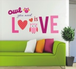 Dekoracje ścienne - Owl You Need Is Love