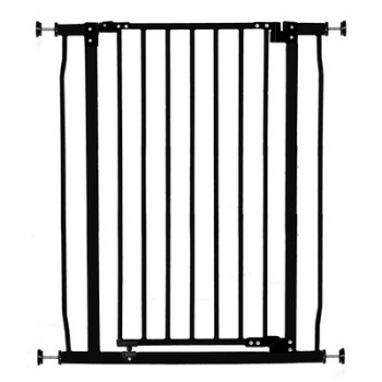 Bramka bezpieczeństwa dla dzieci Liberty (W:75-82cm x H:93cm) - czarna