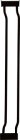 Rozszerzenie bramki bezpieczeństwa Liberty - 9cm (wys. 93cm) - czarne