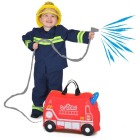 Jeżdząca walizeczka Trunki - Wóz strażacki Frank