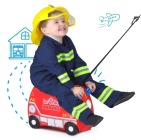 Jeżdząca walizeczka Trunki - Wóz strażacki Frank