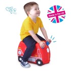 Jeżdząca walizeczka Trunki - Wóz strażacki Frank