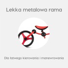 Rowerek biegowy Smart Trike - czarno-czerwony