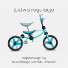 Rowerek biegowy Smart Trike - czarno-niebieski