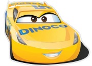 Dekoracja ścienna Auta - Cars Cruz Ramirez - duża 