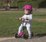 Kask rowerowy Smart Trike - rozmiar XS - różowy