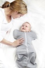 Otulacz Swaddle UP - rozmiar S - szary - ETAP 1 Original