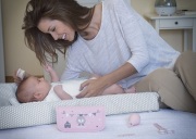Zestaw do pielęgnacji dziecka Azure-Rose (7 produktów) - różowy