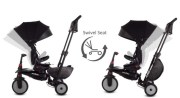 Składany rowerek dziecięcy/wózek Smart Trike 8w1 STR7 - czarny