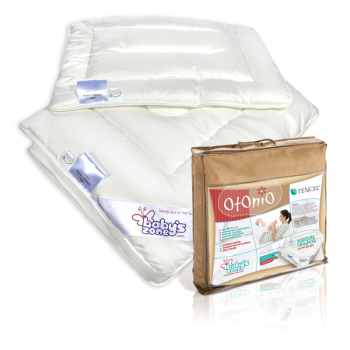 Kołderka z poduszką dla dziecka 135x100 TENCEL