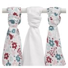 Bambusowe pieluchy XKKO BMB 70x70 - Flowers&Birds Girls MIX