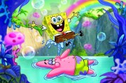 Dywan dla dzieci ultra miękki 100x150 SpongeBob Kanciastoporty