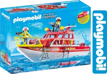 Playmobil City Action 70147 Łódź ratownicza straży pożarnej