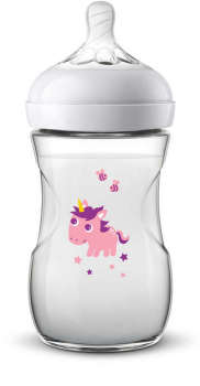Butelka dla niemowląt Natural 1m+ kucyk Pony 260 ml