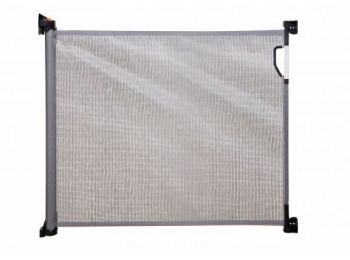 Bramka zabezpieczająca dla dzieci Roll Up W:140cmxH:86,5cm szara (karton szary)