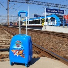Walizka podróżna na kółkach Psi Patrol - niebieska duża