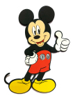 Dekoracja ścienna Mickey - mała