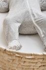 Śpioszki dziecięce / Pajacyk 3-6m - szare