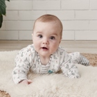 Śpioszki dziecięce / Pajacyk 3-6m - szare