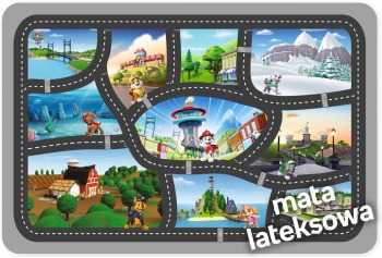 Mata Lateksowa 100x150 - Psi Patrol Podróże