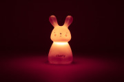 Lampka nocna LED - OLALA - Króliczek Charly - różowy