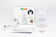 Lampka nocna LED - OLALA - Króliczek Charly - różowy