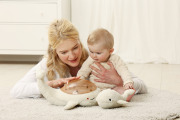 Projektor z grzechotką - Wieloryb biały - Cloud b® Tranquil Whale™ White Family