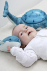 Projektor z grzechotką -Wieloryb niebieski - Cloud b® Tranquil Whale™ Blue Family