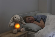 Szumiący królik z czujnikiem ruchu i pozytywką - Cloud b® LoveLight Buddies Billy Bunny™