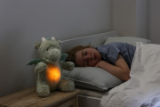 Szumiący smok z czujnikiem ruchu i pozytywką - Cloud b® LoveLight Buddies Drake the Dragon™