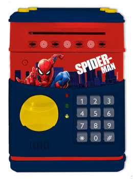 Skarbonka elektroniczna z akcesoriami - Spiderman