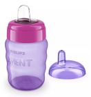 Kubek z ustnikiem 9m+ 260 ml - fioletowy