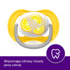 Smoczek uspokajający Ultra Air Girl 6m+ cytryny - 2 szt