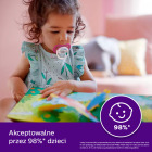 Smoczek uspokajający Ultra Air Girl 6m+ słoń/pingwin - 2 szt