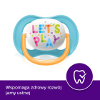 Smoczek uspokajający Ultra Air 6m+ let's play/stworek - 2 szt