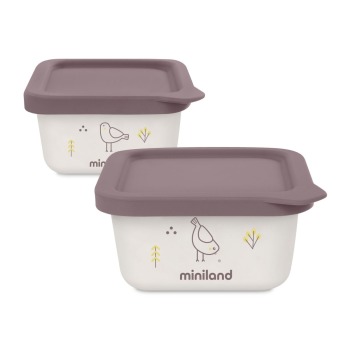 Pojemniki hermetyczne ECO-friendly 2x400 ml - Pisklę