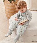 Piżama Love To Dream - 6-12 m - oliwkowa, księżyc - ETAP 3 2,5 TOG