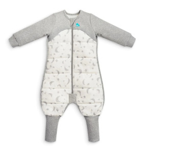 Piżama Love To Dream - 12-24 m - biała, księżyc - ETAP 3 2,5 TOG