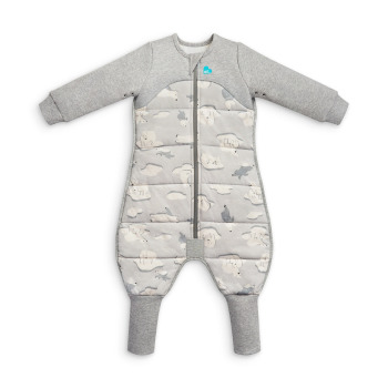 Piżama Love To Dream - 6-12 m - szary, niedźwiadek - ETAP 3 3,5 TOG
