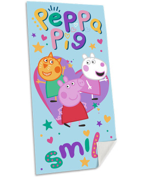 Ręcznik plażowy 70x140 - Świnka Peppa
