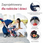 Rower trójkołowy Smart Trike Swirl™ 4w1 - niebiesko-czerwony
