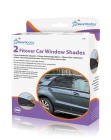 Roleta samochodowa przeciwsłoneczna UV Fitover - czarna, 2 szt
