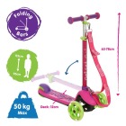 Składana hulajnoga Trunki - różowa, mała