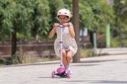 Składana hulajnoga Trunki - różowa, duża