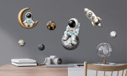 Dekoracje ścienne 3D z serii Kosmiczna Kolekcja - ASTRONAUTA