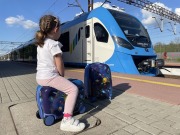 Walizka podróżna na kółkach - układ słoneczny - kosmiczna kolekcja
